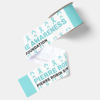 Pierre Robin Syndrome Awareness Pattern Ribbon