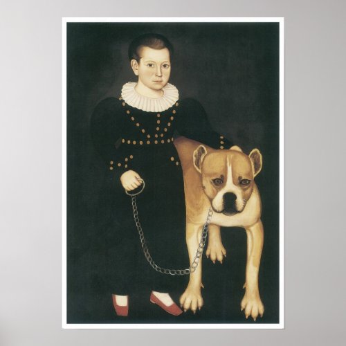 Pierrepont Edward Lacey and His Dog Gun 1832 Poster