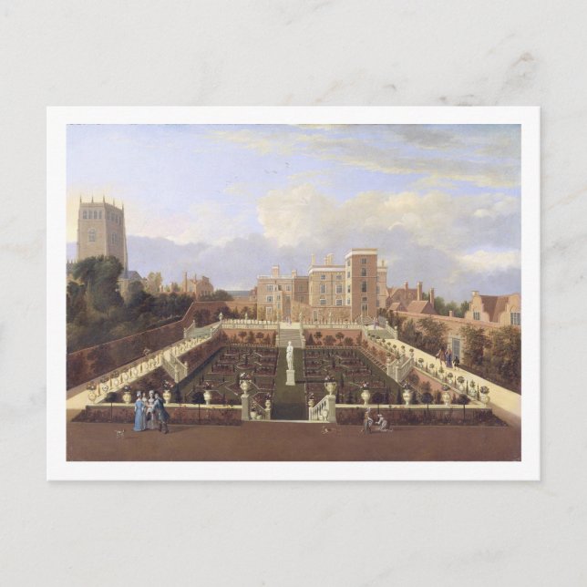 Pierrepont House, Nottingham, c.1708-13 (oil on ca Postcard (Front)