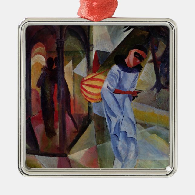 Pierrot, 1913 metal ornament (Front)