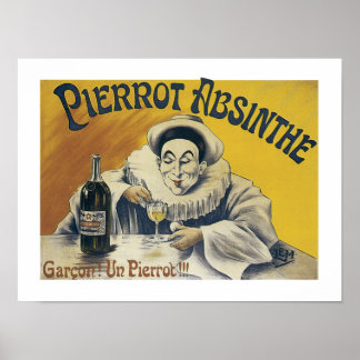 Pierrot Absinthe Poster