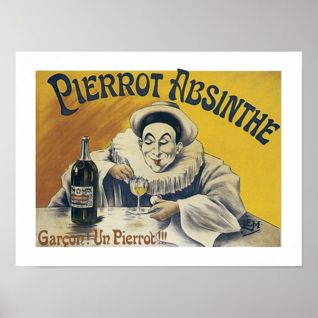 Pierrot Absinthe Poster (Front)