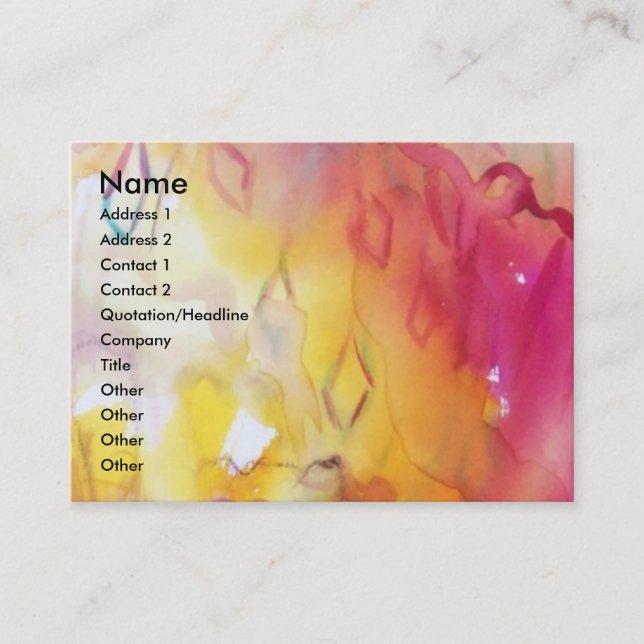 PIERROT AND ARLECCHINA /Music,Decor,Theater Artist Business Card (Front)