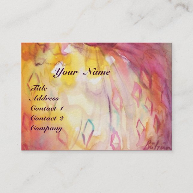 PIERROT AND ARLECCHINA /Music,Decor,Theater Artist Business Card (Front)