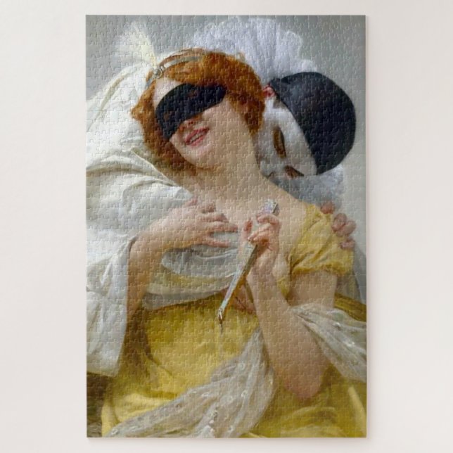 Pierrot and Columbine - Guillaume Seignac Jigsaw Puzzle (Vertical)