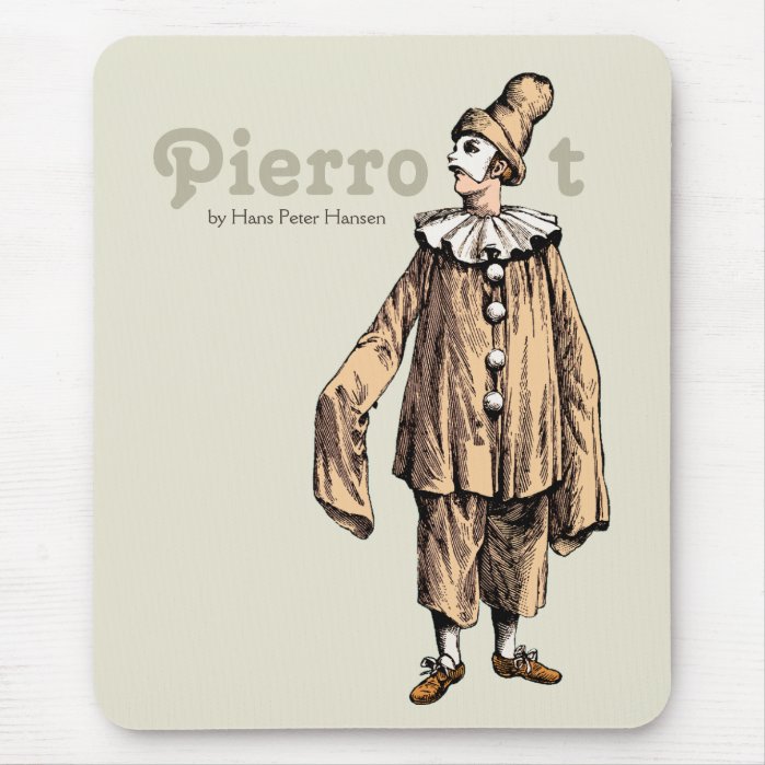 Pierrot by Hans Peter Hansen CC0121 Mouse Pad