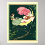 "Pierrot Moon Serenade" ca. 1920 Deco Print<br><div class="desc">Nice,  Art Deco,  Chiostri Print entitled  "Pierrot Moon Serenade"  Available in 12x16 and 16x20</div>