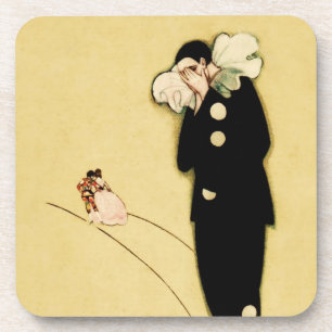 Pierrot’s Lost Love by Sophia Chiostri Beverage Coaster