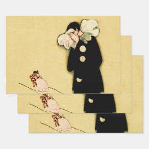 Pierrot’s Lost Love by Sophia Chiostri Wrapping Paper Sheets