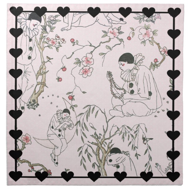 Pierrot's Dream Cloth Napkin (Front)