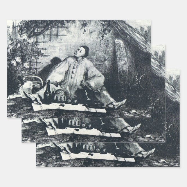 Pierrot's Repast Wrapping Paper Sheets (Set)