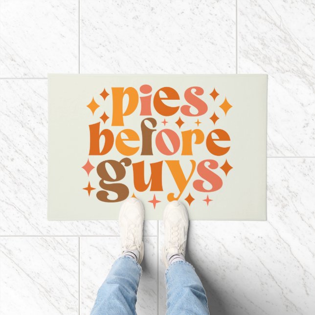 Pies Before Guys Doormat (Indoor)