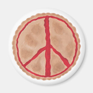 Pies for peace, cherry peace pie magnets