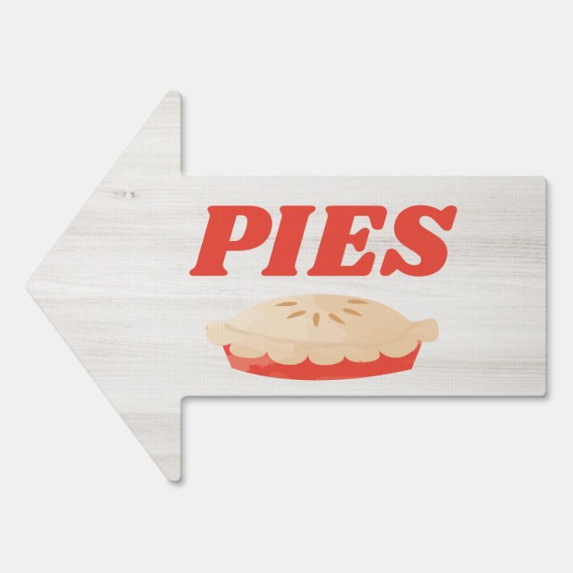 Pies For Sale Sign (Front)