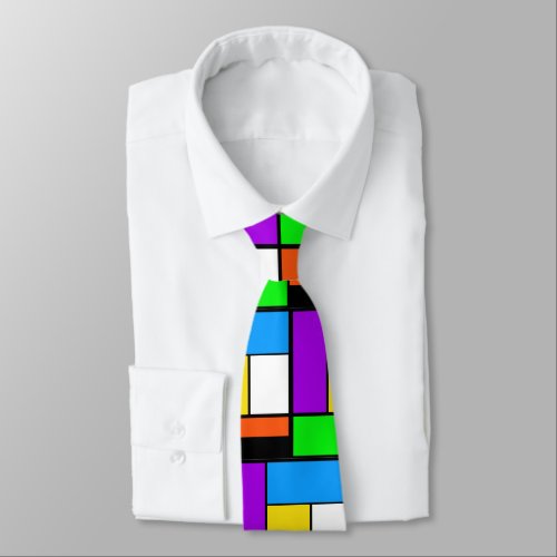 Piet Loves Bright Colors Neck Tie