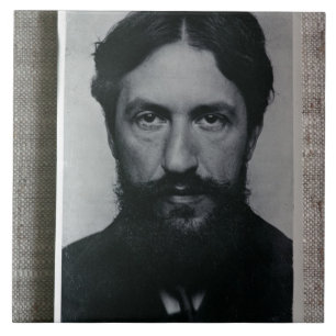 Piet Mondrian (1872-1944), c.1910 (b/w photo) Ceramic Tile