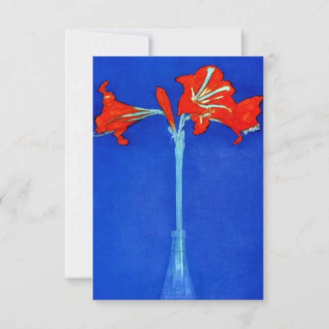Piet Mondrian Amaryllis Save The Date (Front)