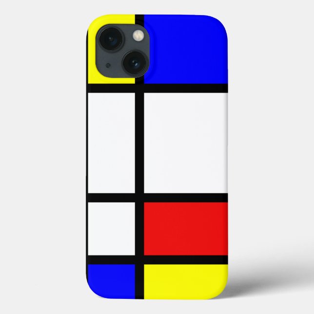 Piet Mondrian Art Style Modern Bright Colors Case-Mate iPhone Case