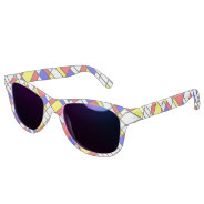 Piet Mondrian Art Style Modern Pattern Elegant Sun Sunglasses at Zazzle