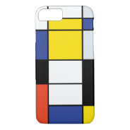 Piet Mondrian Composition A - Abstract Modern Art Iphone 8/7 Case at Zazzle