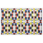 Piet Mondrian Composition A - Abstract Modern Art Fabric