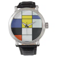 Mondrian Inspired Color Blocks Apple Watch Band, Zazzle