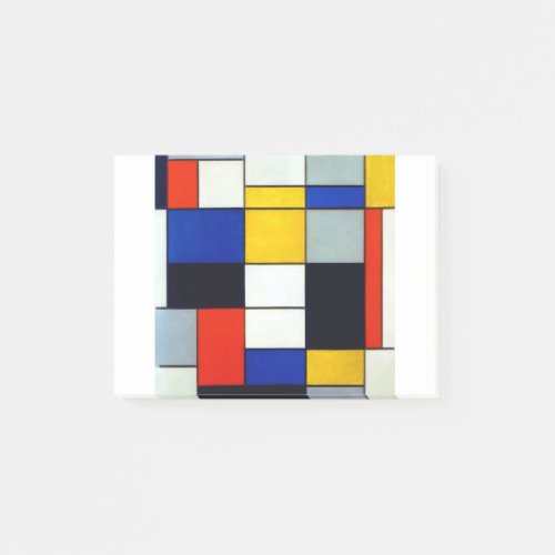 Piet Mondrian Composition A Post_it Notes