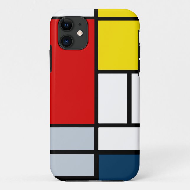 Piet Mondrian Composition Case-Mate iPhone Case (Back)