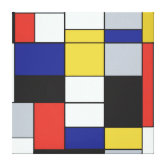 Mondrian Inspired Color Blocks Apple Watch Band, Zazzle