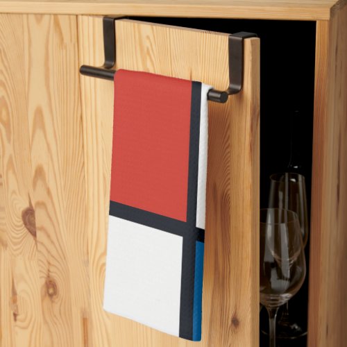 Piet Mondrian _ Composition Geometric Abstract Kitchen Towel