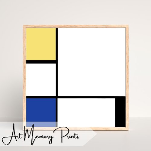 Piet Mondrian _ Composition Geometric Abstract Poster