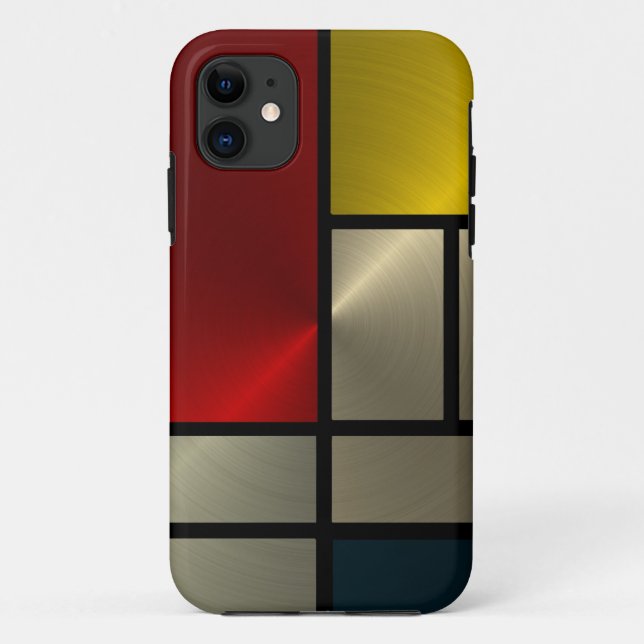 Piet Mondrian Composition (Goldl) Case-Mate iPhone Case (Back)