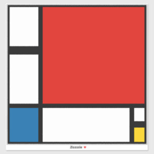 Piet Mondrian, Composition ii Sticker
