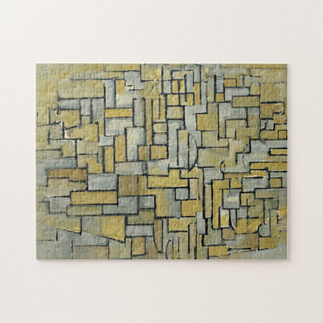 Piet Mondrian Composition in Brown and Gray  Jigsaw Puzzle (Horizontal)
