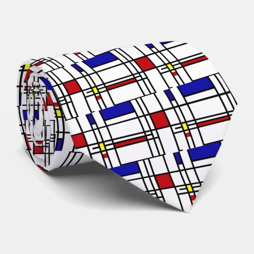 Piet Mondrian  Composition No10  Neck Tie