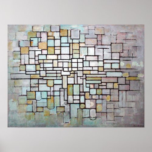 Piet Mondrian Composition No II Poster