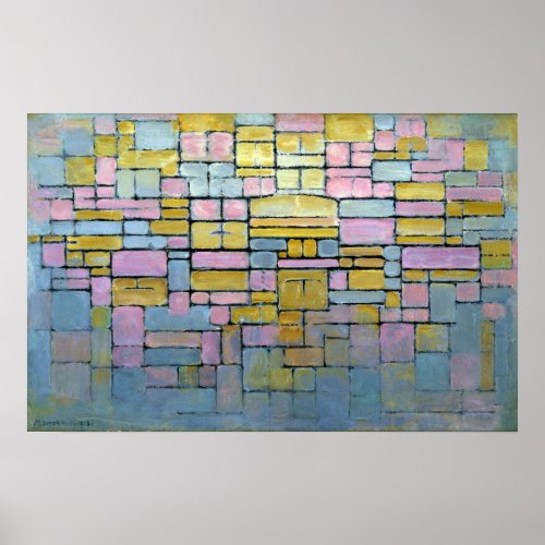 Piet Mondrian Composition No V Poster