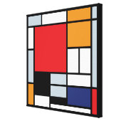 Piet Mondrian - Composition with Large Red Plane Canvas Print | Zazzle