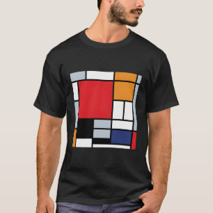 Piet Mondrian Composition With Large Red Plane Mod T-Shirt