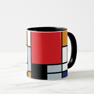 Piet Mondrian - Composition with Large Red Plane Mug