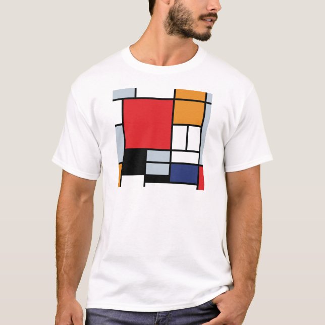 Piet Mondrian - Composition with Large Red Plane T-Shirt (Front)