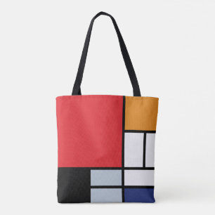 Piet Mondrian - Composition with Large Red Plane Tote Bag