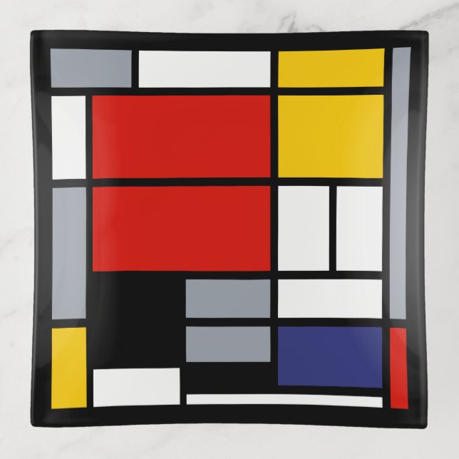 Piet Mondrian, Composition with Large Red Plane Trinket Tray (Front)