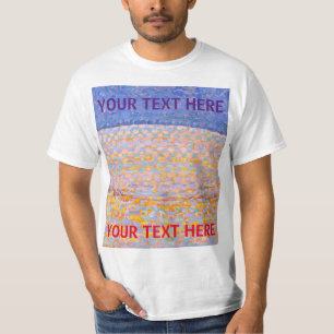 Piet Mondrian Famous Painting Dune III Custom T-Shirt