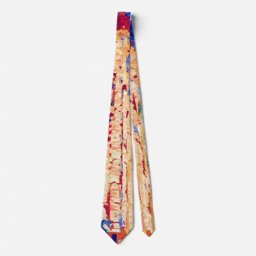 Piet Mondrian _ Lighthouse in Westkapelle Fine Art Neck Tie