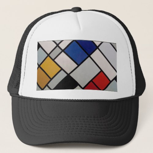 Piet Mondrian Modern Art Trucker Hat