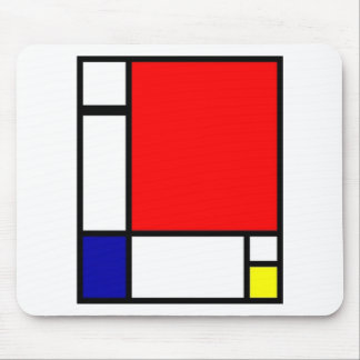 Piet Mondrian - Neoplastic Art Mouse Pad