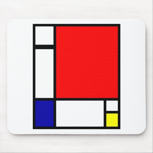 Piet Mondrian _ Neoplastic Art Mouse Pad