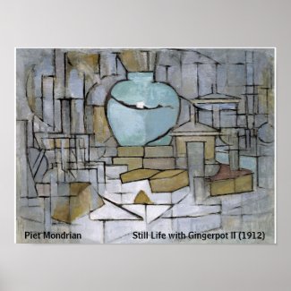 Piet Mondrian Still Life with Gingerpot II