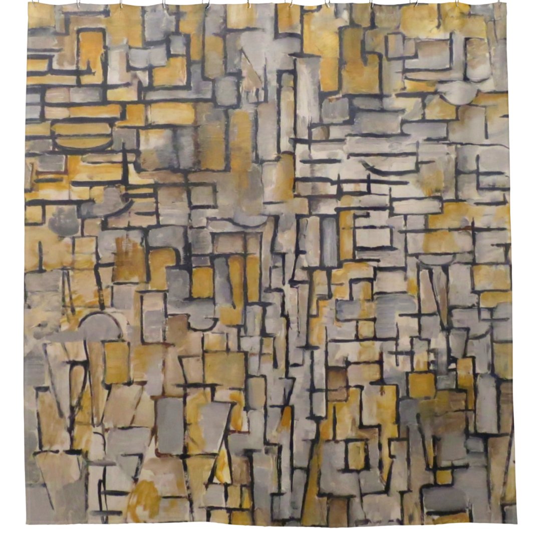 Piet Mondrian Tableau No 2 Composition No VII 1913 Shower Curtain | Zazzle